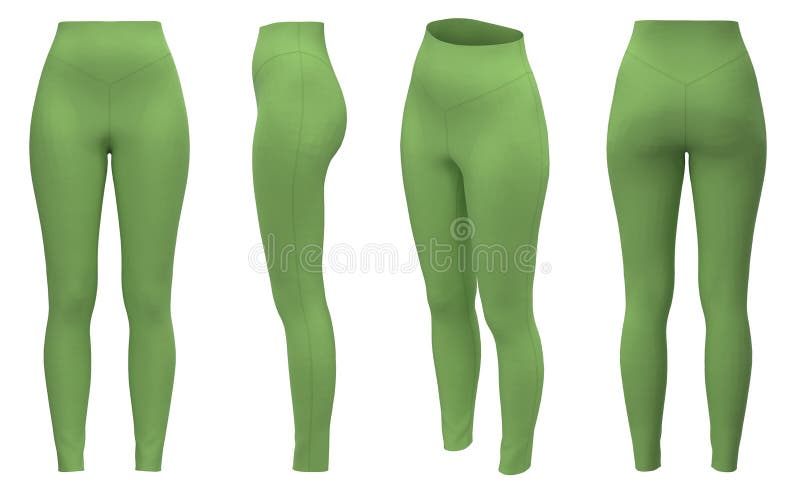 Y032 - PALM WHITE YOGA LEGGINGS READY DESIGN PRINTFUL TEMPLATE