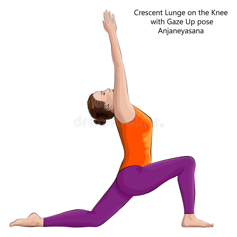 Woman doing Hatha yoga asana Anjaneyasana or low crescent lunge pose  isolated, - Northern Nevada Chiropractic