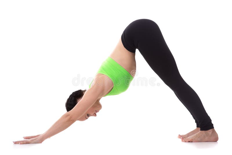 Yoga pose downward-facing dog