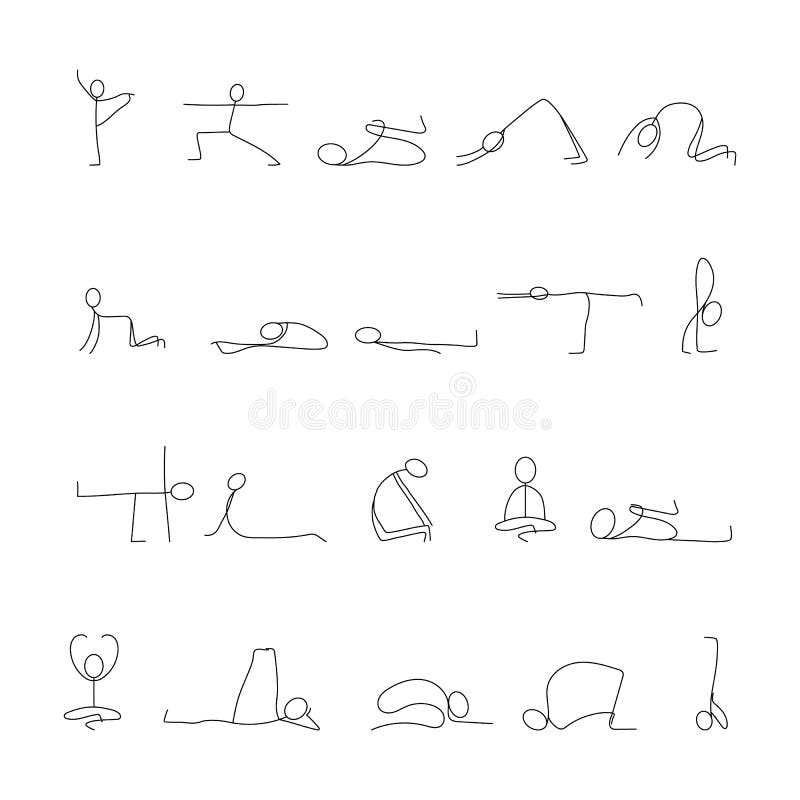 Yoganotes – Draw your Yoga flows with simple stick figures