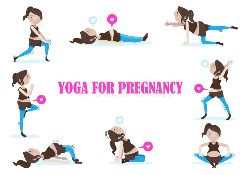 Pregnancy Yoga Poses Stock Illustrations – 199 Pregnancy Yoga Poses Stock  Illustrations, Vectors & Clipart - Dreamstime