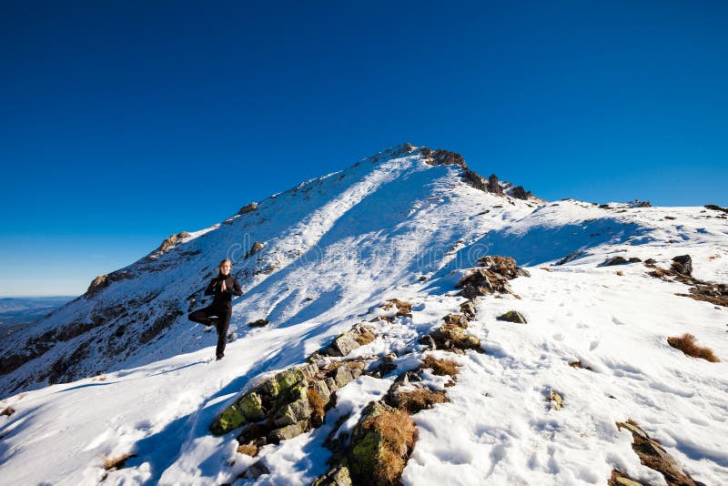 Yoga in Slovakian Belianske Tatry