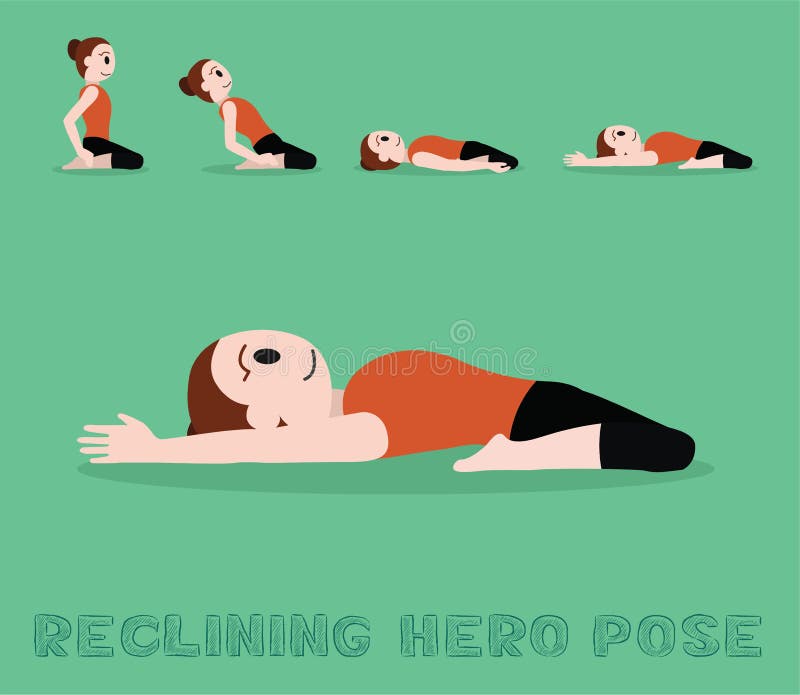How to Do a Reclining Hero Pose: 14 Steps (with Pictures)