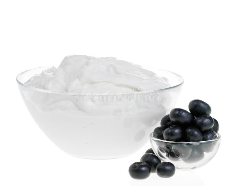 Yogurt and Blueberries