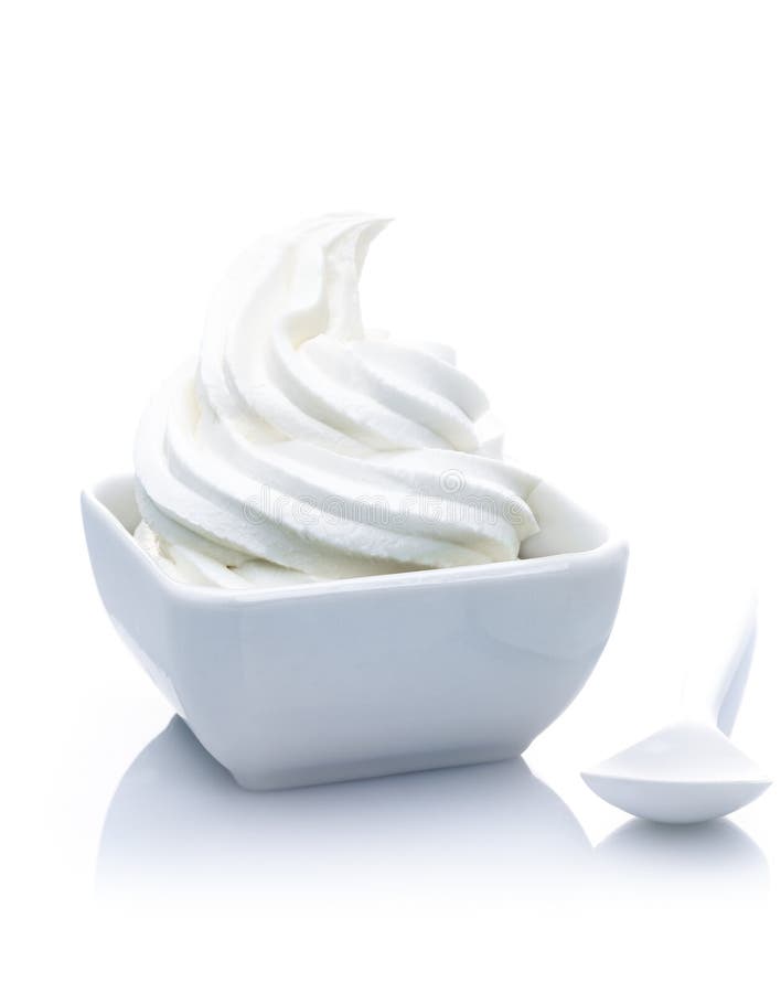 Yogurt congelado imagens de stock Yogurt congelado imagens de stock