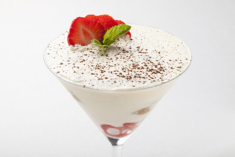 Yogurt dessert stock image. Image of gourmet, meal, green 25645119