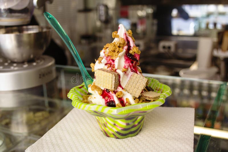 Yogurt stock image. Image of joghurt, container, oreo 88146943