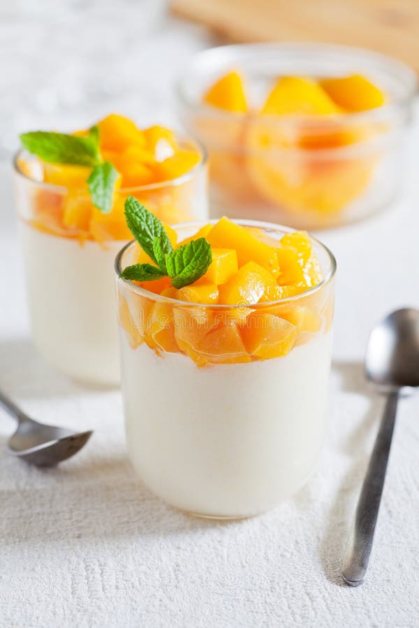 Yogurt With Some Mango