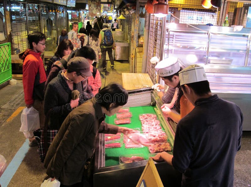 Yokohama Fish Market Japan editorial stock image. Image of sightseeing