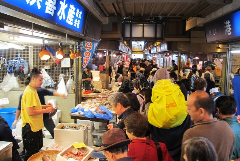 Yokohama Fish Market Japan editorial image. Image of market 28394850
