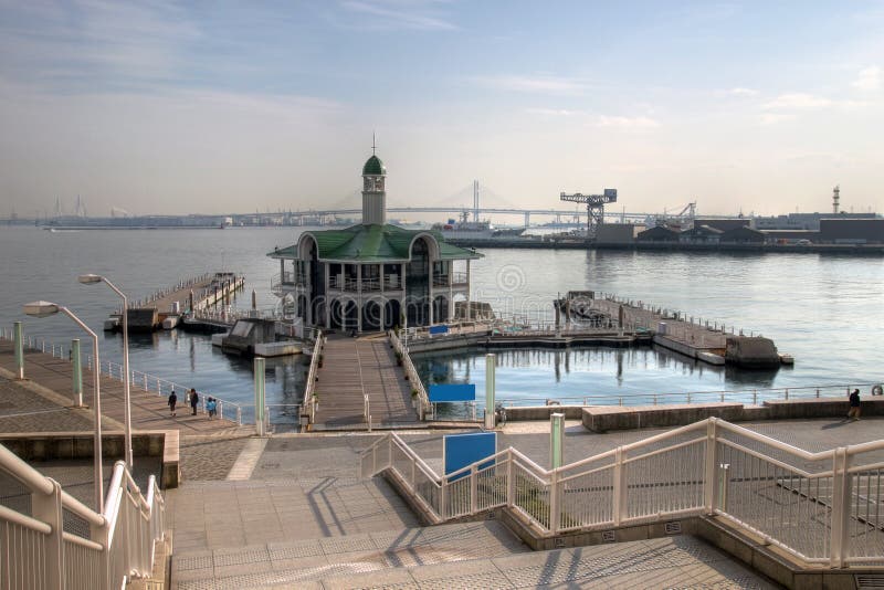 Yokohama pukari αποβαθρών της Ιαπωνίας στοκ εικόνα με δικαίωμα ελεύθερης χρήσης