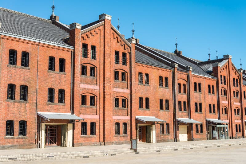 Yokohama Red Brick Warehouse Historical Building Landmark Editorial Stock 