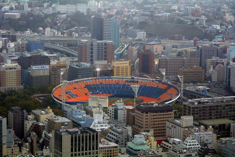 Yokohama Stadium, Yokohama, Japan royalty free stock photography Yokohama Stadium, Yokohama, Japan royalty free stock photography