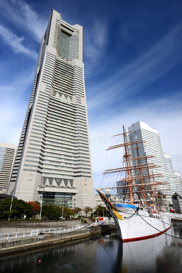 Yokohama, εικονική παράσταση πόλης της Ιαπωνίας στο minato-Mirai στοκ φωτογραφία με δικαίωμα ελεύθερης χρήσης