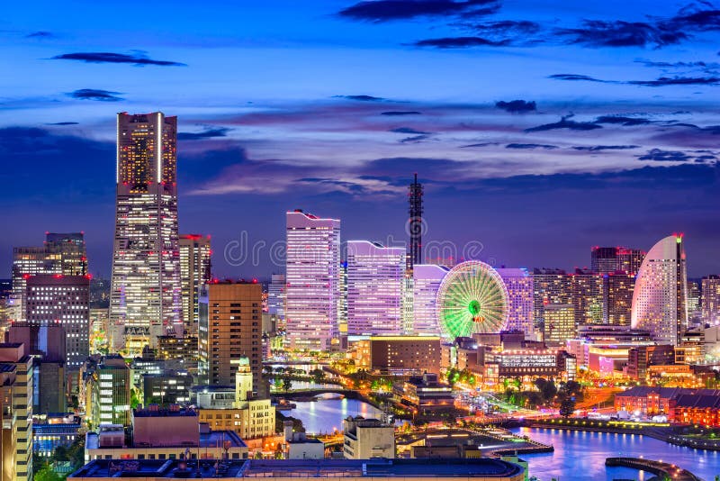 Yokohama οριζόντων της Ιαπωνίας στοκ εικόνα