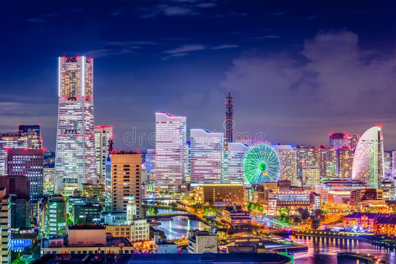 Yokohama οριζόντων της Ιαπωνίας στοκ φωτογραφία