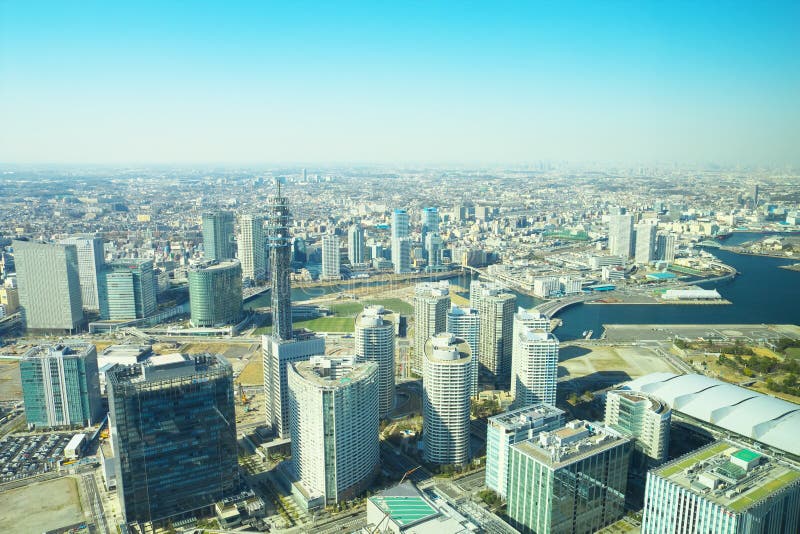 Yokohamastad stock foto's