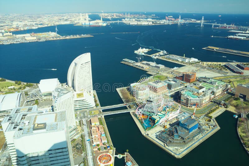 Yokohamastad royalty-vrije stock foto