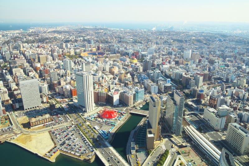 Yokohamastad stock fotografie
