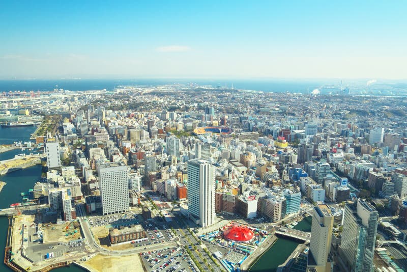 Yokohamastad stock foto's