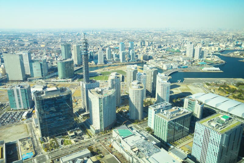 Yokohamastad royalty-vrije stock foto's