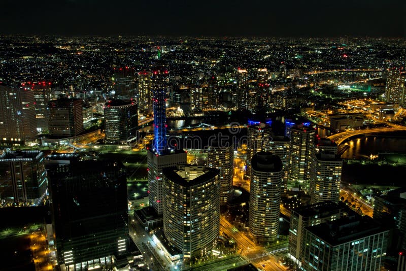 Yokohamastad in Japan royalty-vrije stock afbeelding