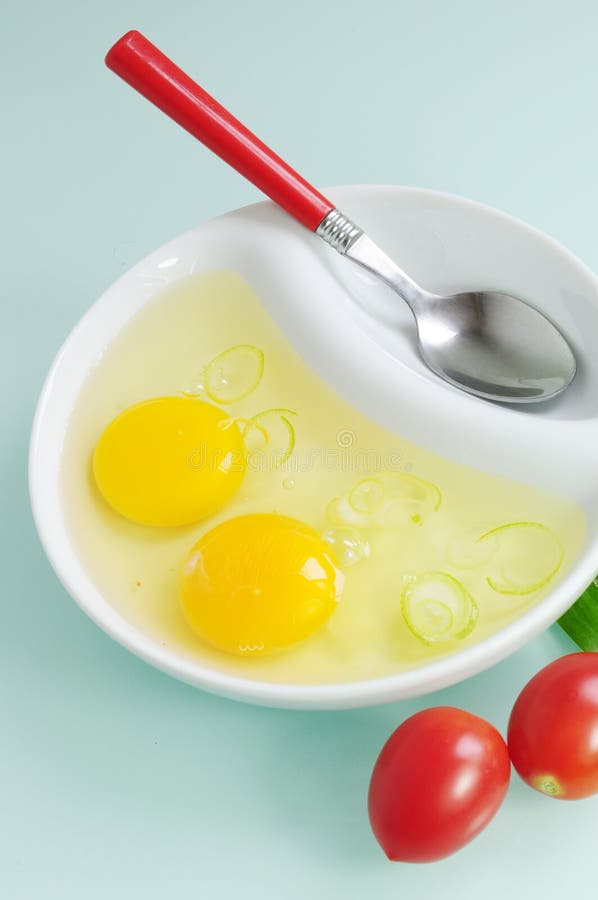 Yolks and a spoon