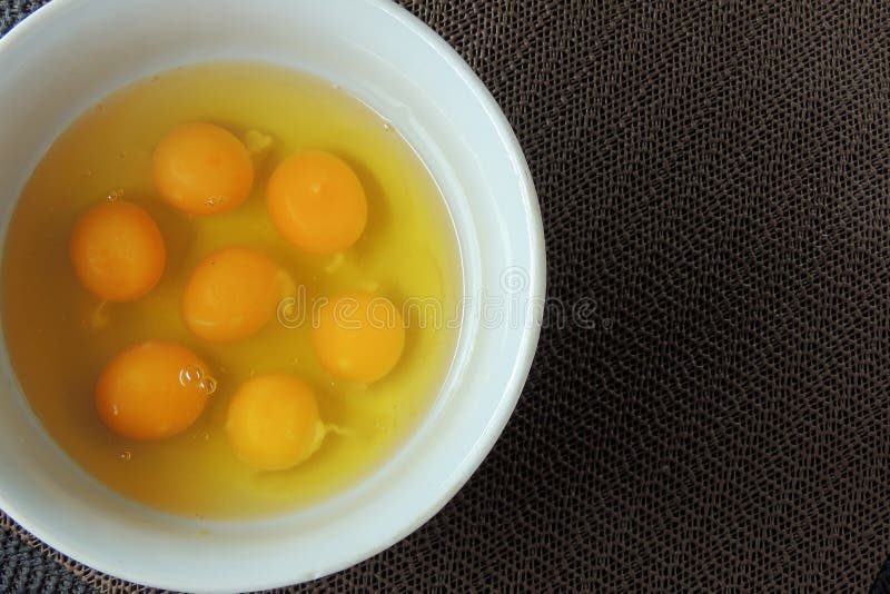 The yolks and whites