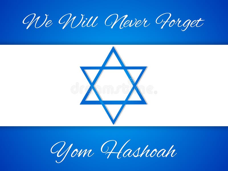 Yom hashoah abstract royalty free illustration