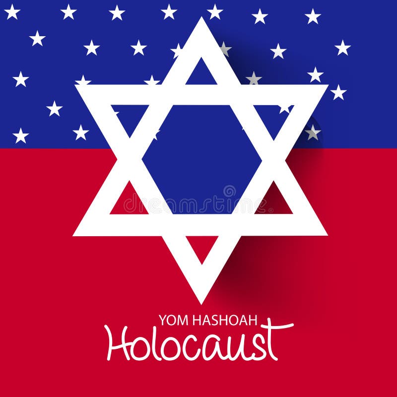 Yom hashoah. vector illustration