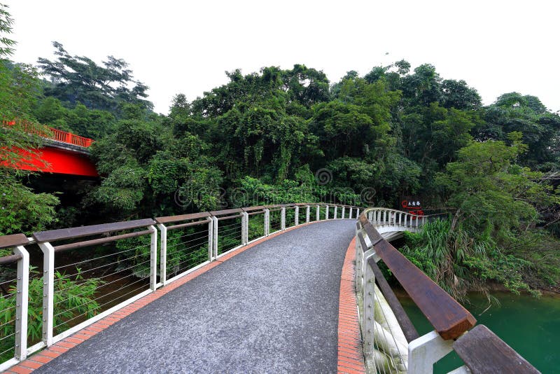 The Yongjie bridge at Sun Moon Lake National Scenic Area, Yuchi Township