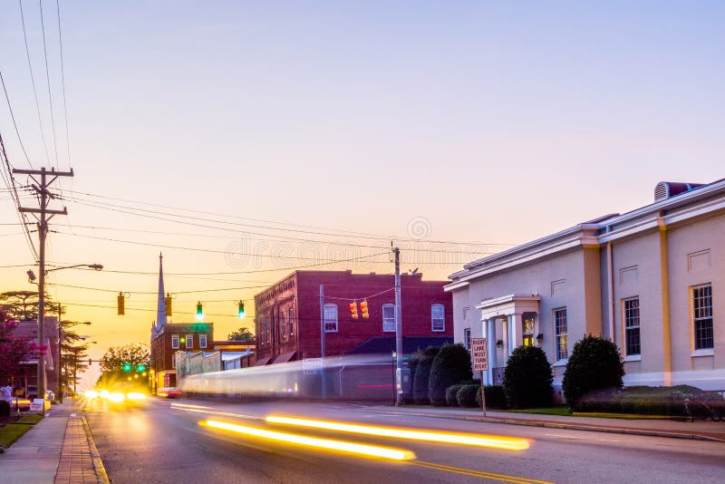 York South Carolina White Rose City Stock Photo Image of road, farms