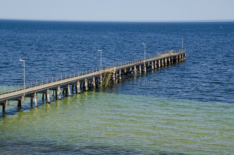 Yorke peninsula jetty stock image. Image of scape, australian 71500087