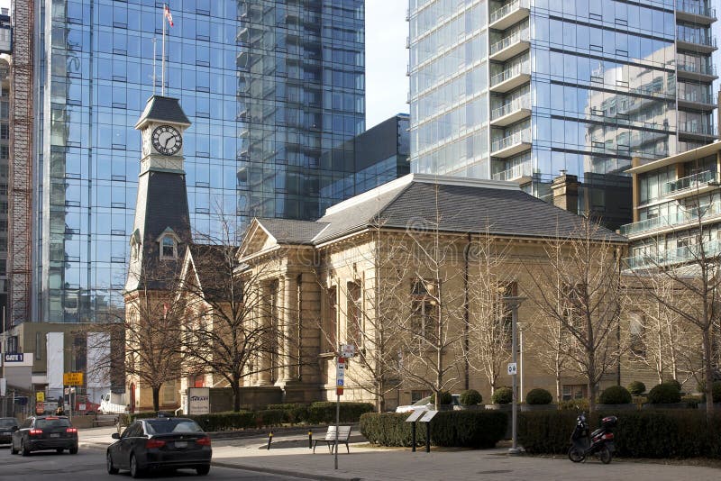 Yorkville Fire Hall and Public Library - Toronto stock image