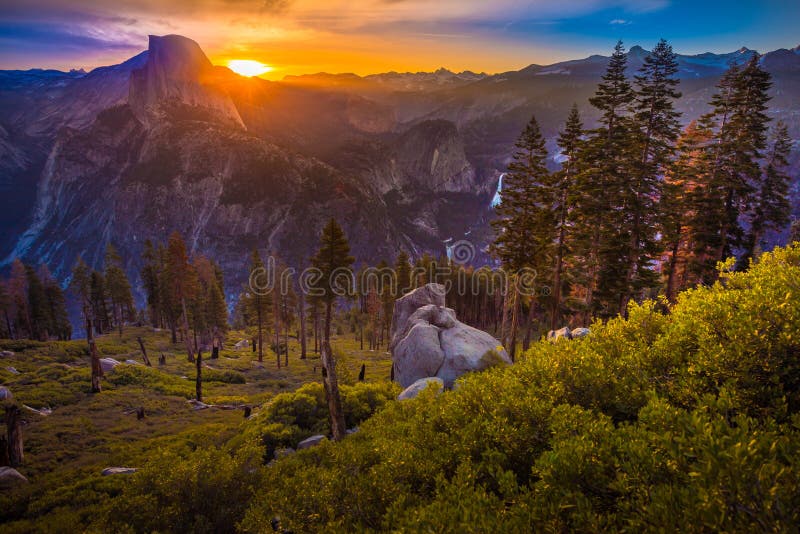 Yosemite National Park Sunrise Glacier Point