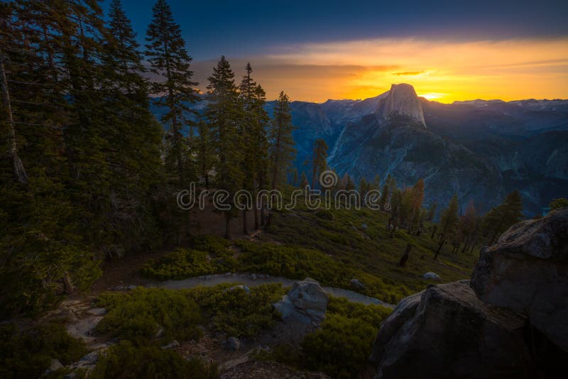 Yosemite National Park Sunrise Glacier Point