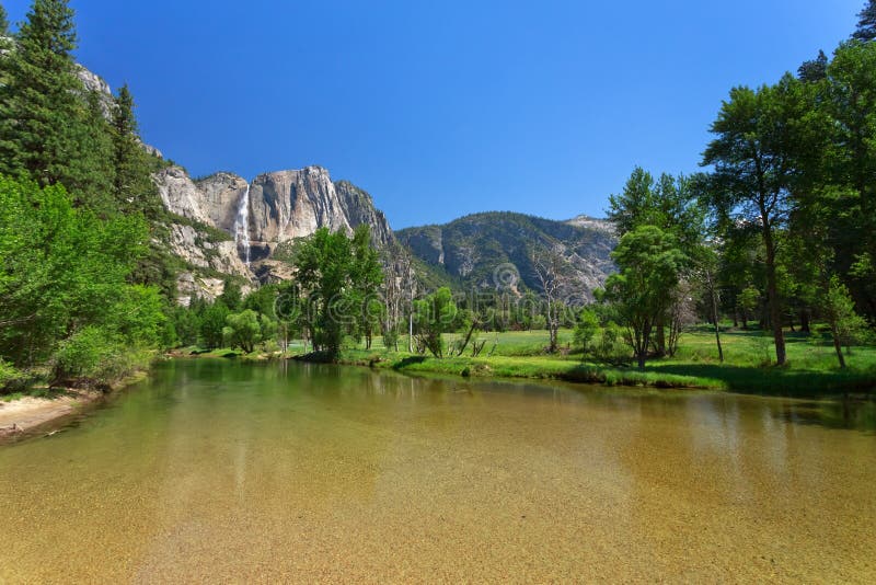 Yosemite river stock photos