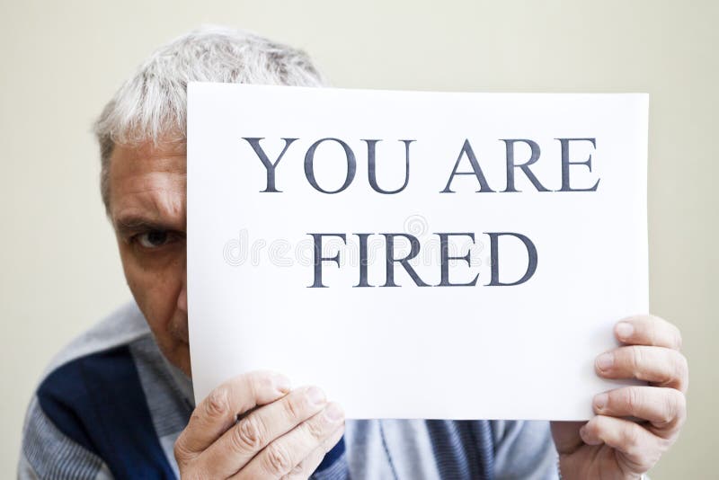 You are fired stock image. Image of crisis, advertisement 46510939