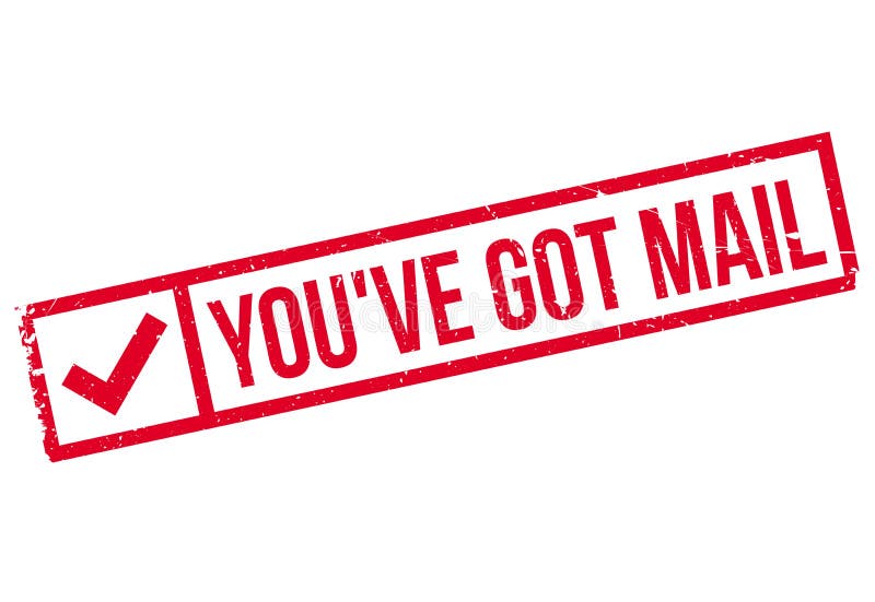 You have Got Mail rubber stamp royalty free stock photos You have Got Mail rubber stamp royalty free stock photos
