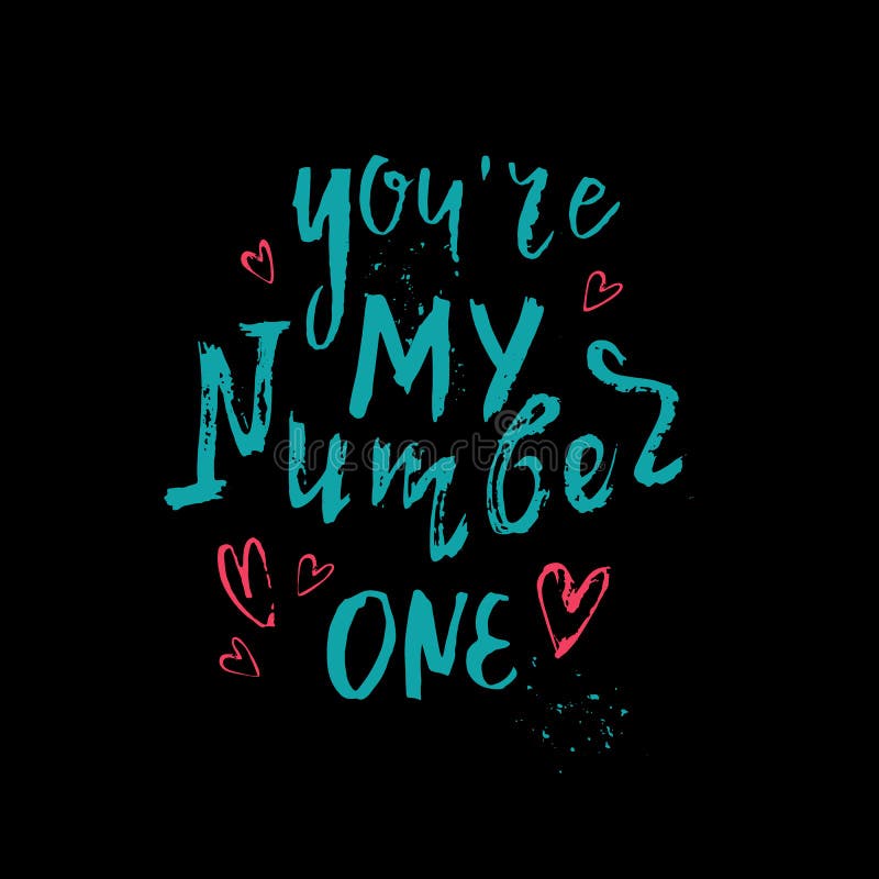 My Number One Scan You`re my number one stock vector. Illustration of ornate - 97904171