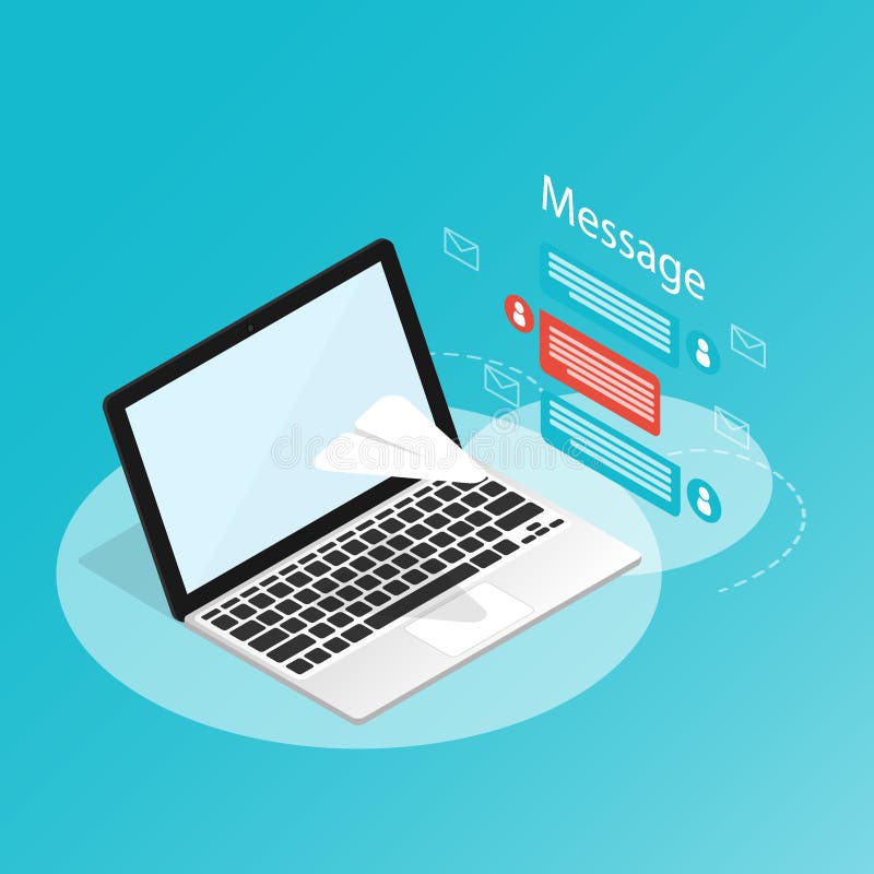 https://thumbs.dreamstime.com/b/you-ve-got-mail-isometric-laptop-send-message-rocket-paper-application-notifications-vector-you-ve-got-mail-send-message-130665070.jpg