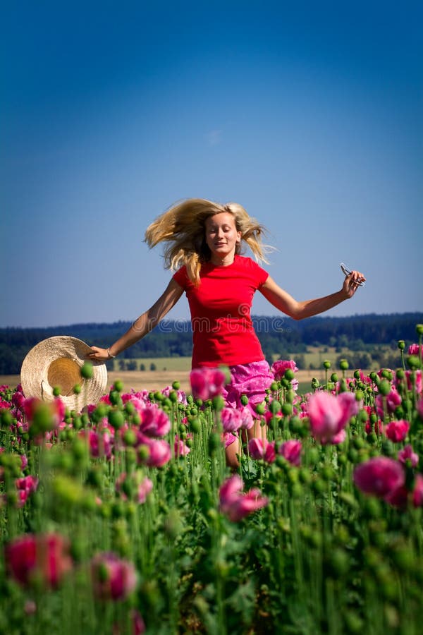 Young active woman stock image Young active woman stock image