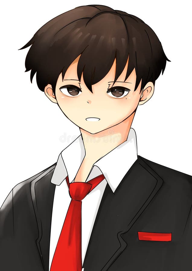 Young Anime School Student Man with Cute Face Stock Illustration - Illustration of anime, wallpaper: 212488382 Young Anime School Student Man with Cute Face Stock Illustration - Illustration of anime, wallpaper: 212488382