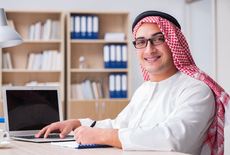 Young arab businessman in business concept stock photos Young arab businessman in business concept stock photos