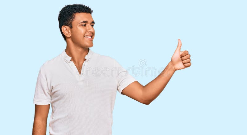 264 Arab Casual Happy Man Gesturing Thumbs Up Stock Photos - Free ...