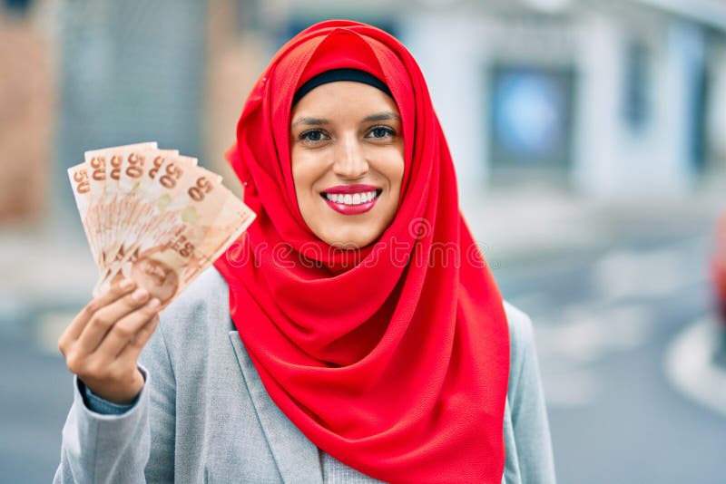 The Turkish woman in a hijab