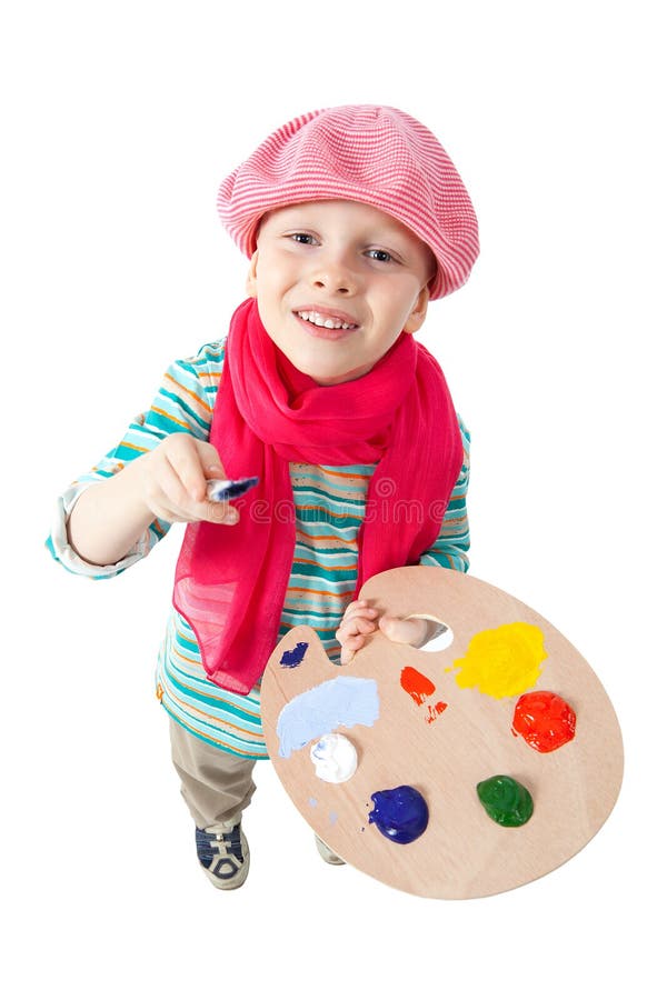Young artist stock images