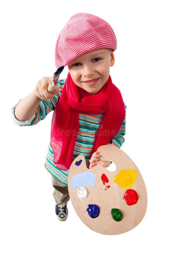 Young artist royalty free stock photo