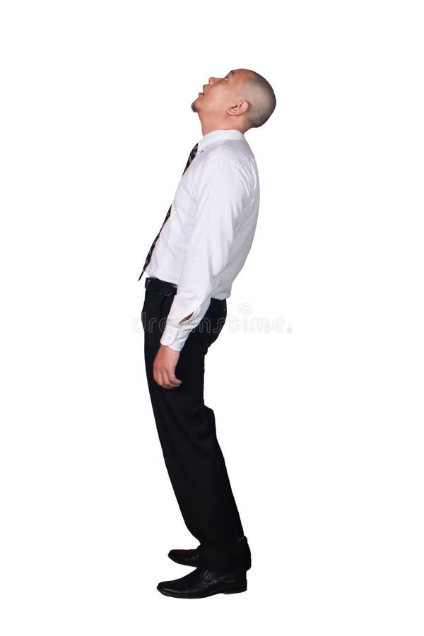 Young Asian Businessman Desperate, Looking Up stock images Young Asian Businessman Desperate, Looking Up stock images