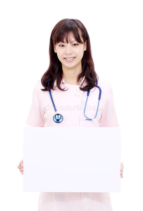 Young asian female nurse